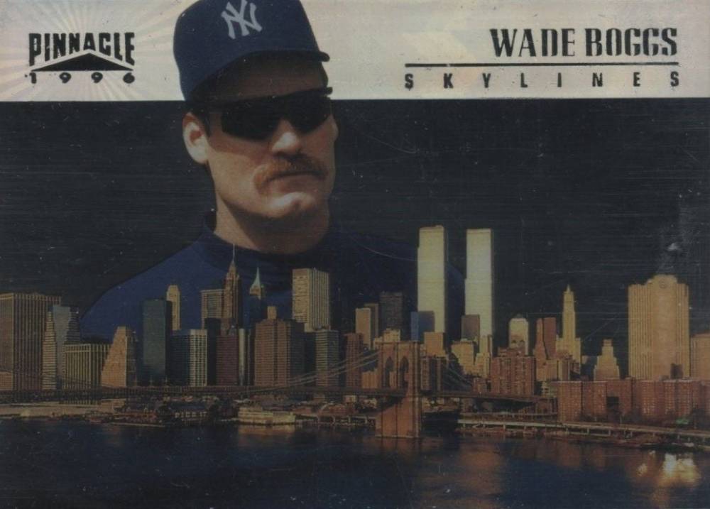 1996 Pinnacle Skylines Wade Boggs #8 Baseball Card