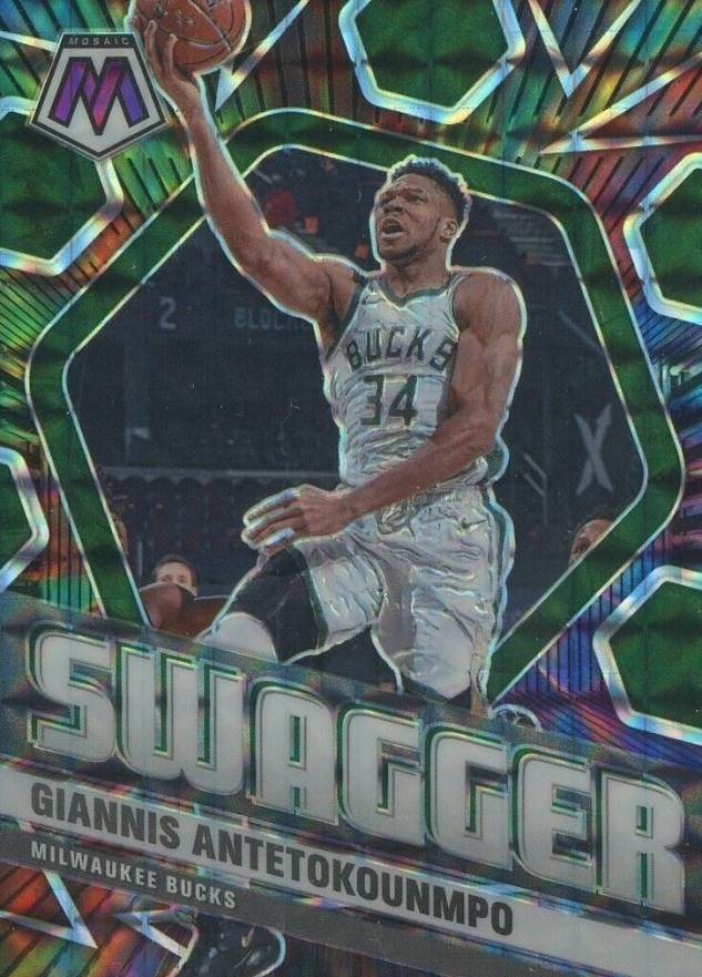 2020 Panini Mosaic Swagger Giannis Antetokounmpo #2 Basketball Card