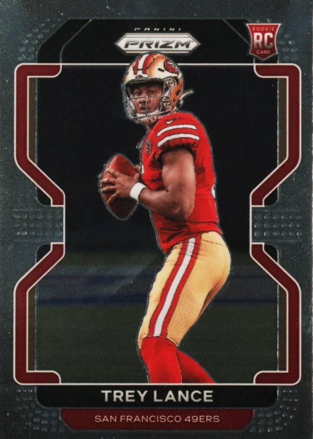 2021 Panini Prizm Trey Lance #333 Football Card