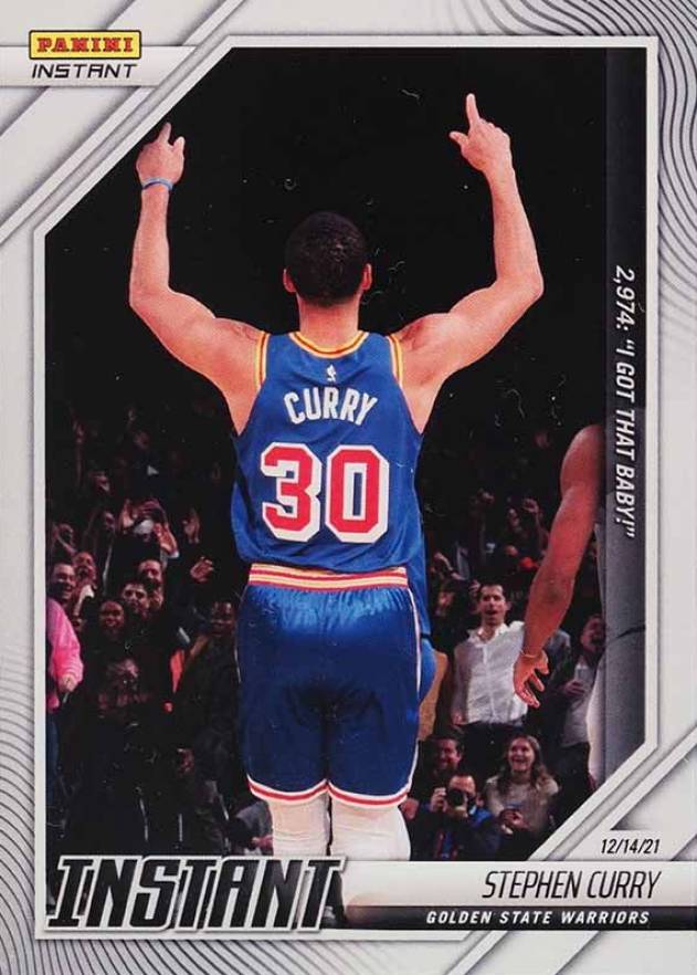 2021 Panini Instant Stephen Curry #62 Basketball Card