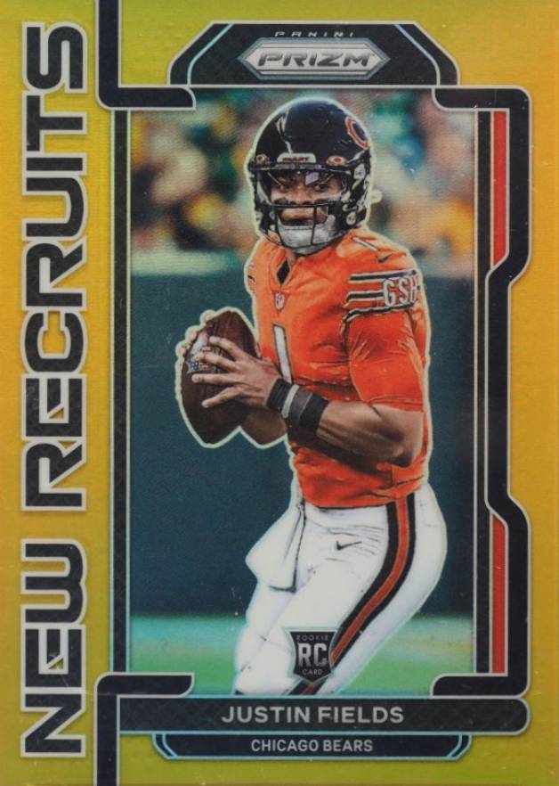 2021 Panini Prizm New Recruits Justin Fields #NR4 Football Card