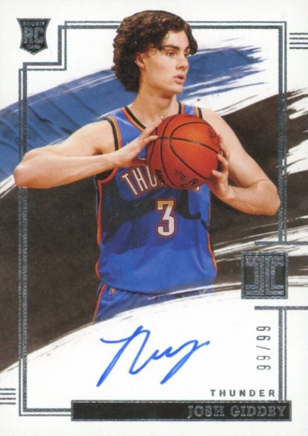 2021 Panini Impeccable Rookie Autographs Josh Giddey #RAGID Basketball Card