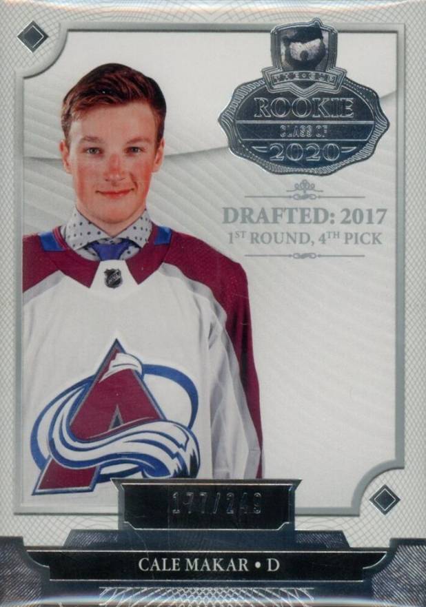 2019 Upper Deck the Cup Rookie Class of 2020 Cale Makar #CM Hockey Card