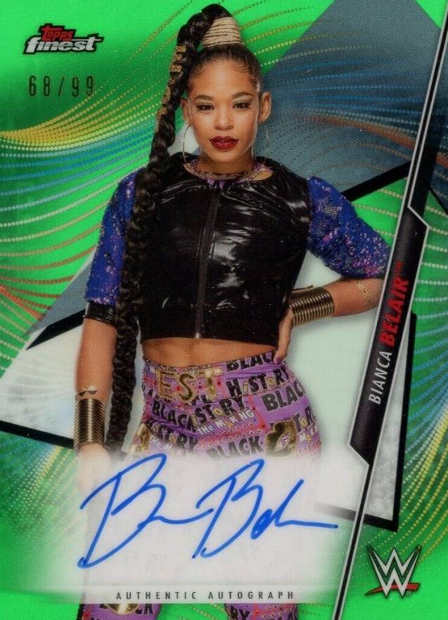 2020 Topps WWE Finest Autographs Bianca Belair #ABB Other Sports Card