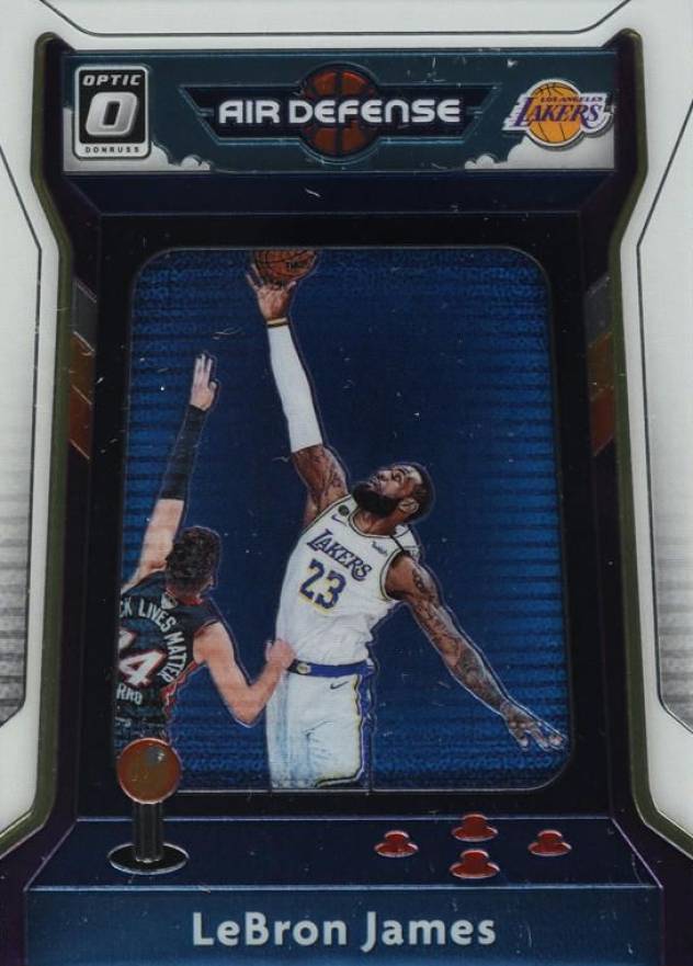 2020 Panini Donruss Optic Air Defense LeBron James #3 Basketball Card