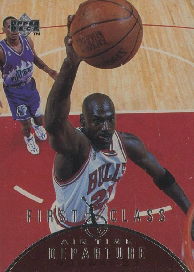 1997 Upper Deck Jordan Air Time Michael Jordan #AT10 Basketball Card