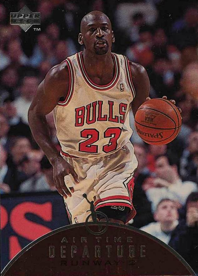 1997 Upper Deck Jordan Air Time Michael Jordan #AT8 Basketball Card
