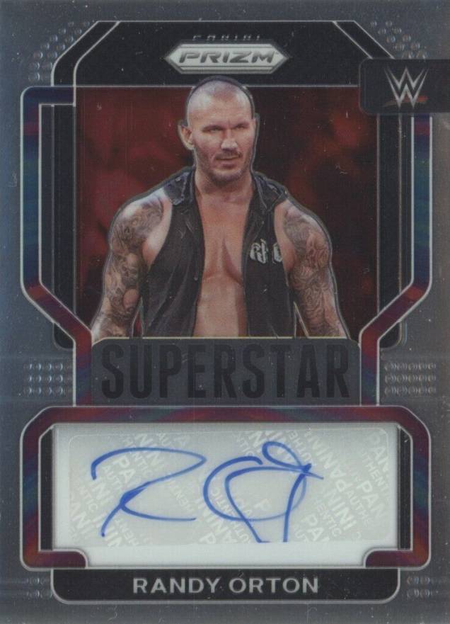 2022 Panini Prizm WWE Superstar Autographs Randy Orton #SAROR Other Sports Card