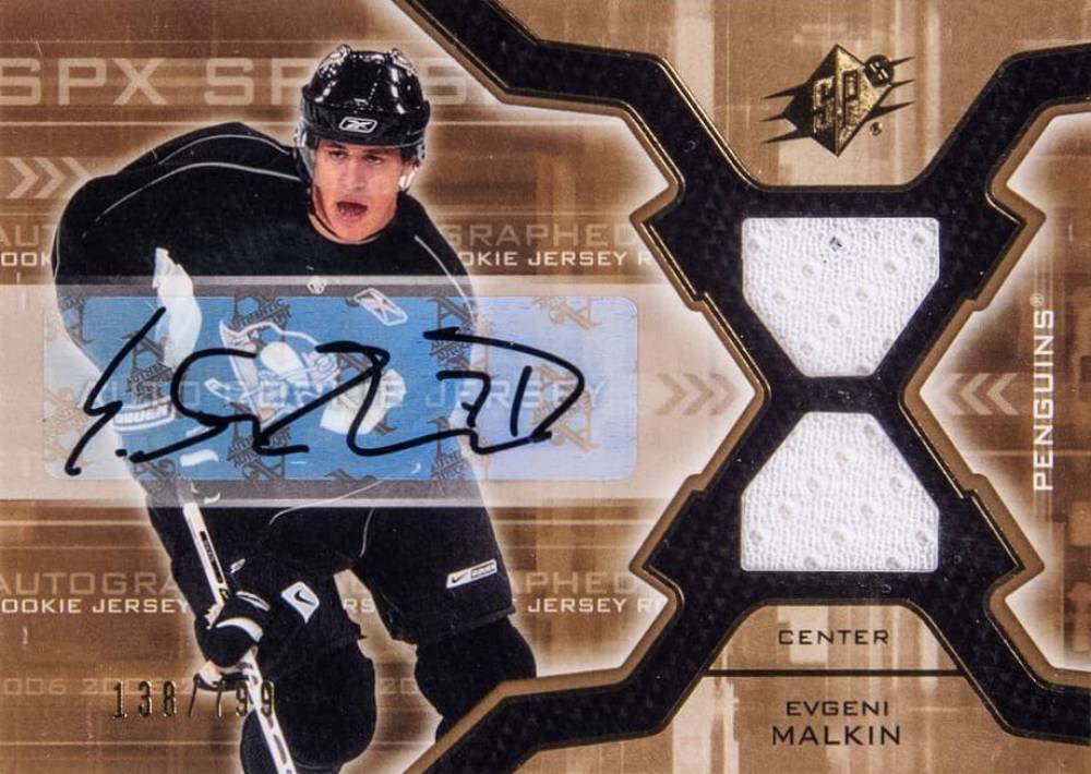 2006 SPx  Evgeni Malkin #193 Hockey Card