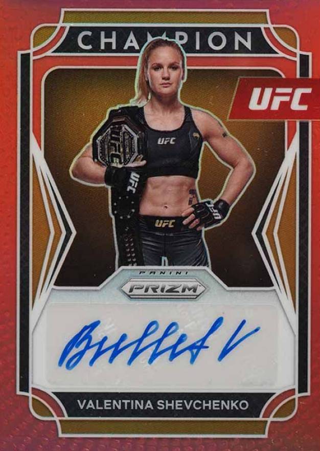 2022 Panini Prizm UFC Champion Signatures Valentina Shevchenko #CSVSH Other Sports Card