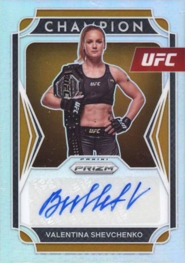 2022 Panini Prizm UFC Champion Signatures Valentina Shevchenko #CSVSH Other Sports Card