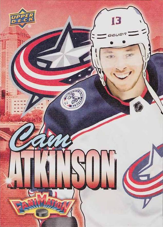 2021 Upper Deck Fanimation Cam Atkinson #F9 Hockey Card