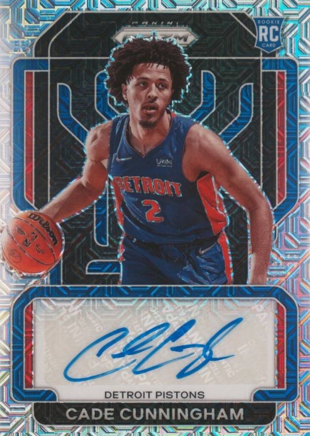 2021  Panini Prizm Rookie Signatures Cade Cunningham #RSCCA Basketball Card