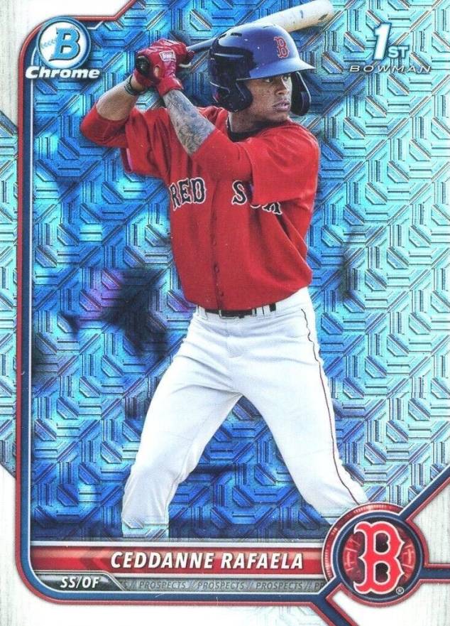 2022 Bowman Mega Box Chrome Ceddanne Rafaela #61 Baseball Card