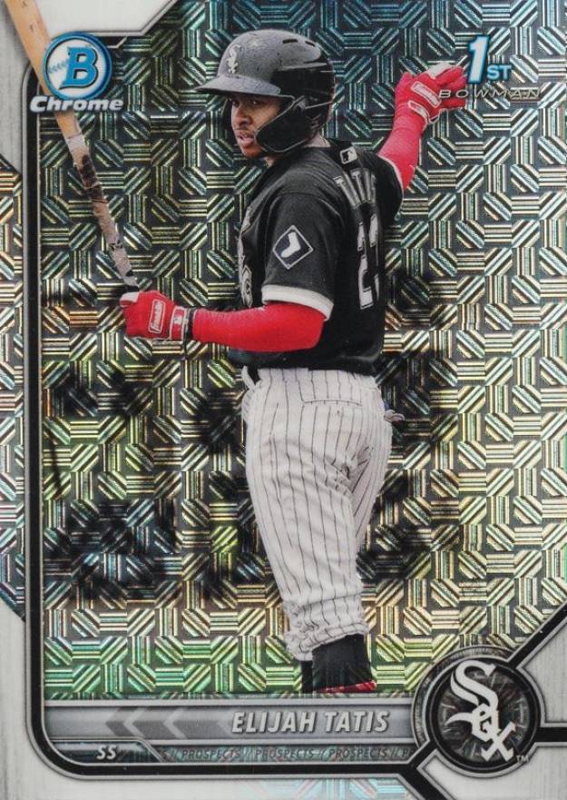 2022 Bowman Mega Box Chrome Elijah Tatis #23 Baseball Card