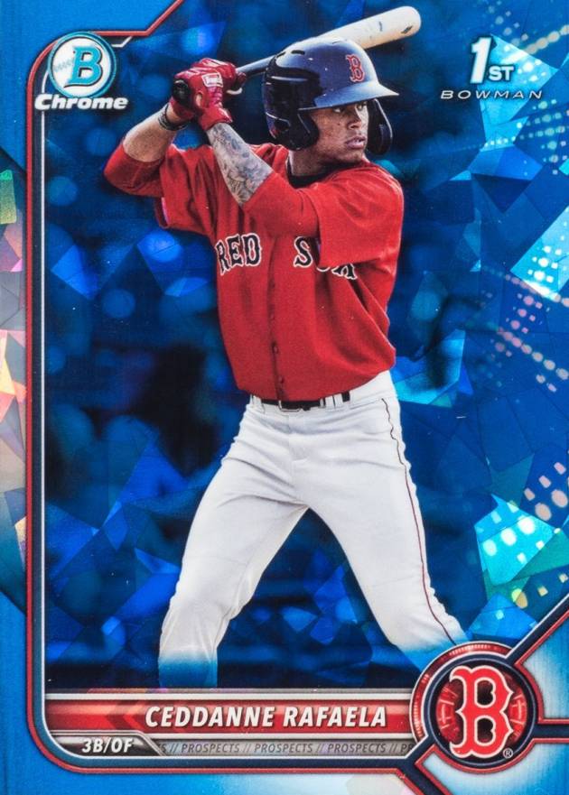 2022 Bowman Sapphire Edition Chrome Prospects Ceddanne Rafaela #BCP61 Baseball Card