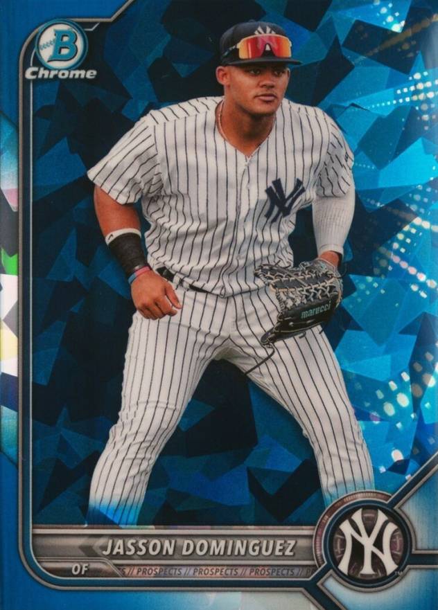 2022 Bowman Sapphire Edition Chrome Prospects Jasson Dominguez #BCP98 Baseball Card