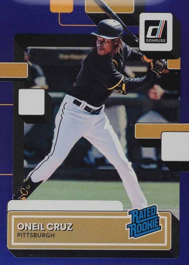 2022 Panini Donruss Oneil Cruz #80 Baseball Card