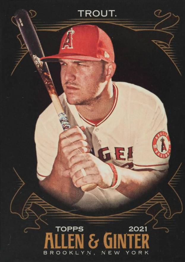 2021 Topps Allen & Ginter X Mike Trout #32 Baseball Card