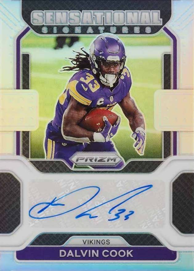 2021 Panini Prizm Sensational Signatures Dalvin Cook #SSDCO Football Card