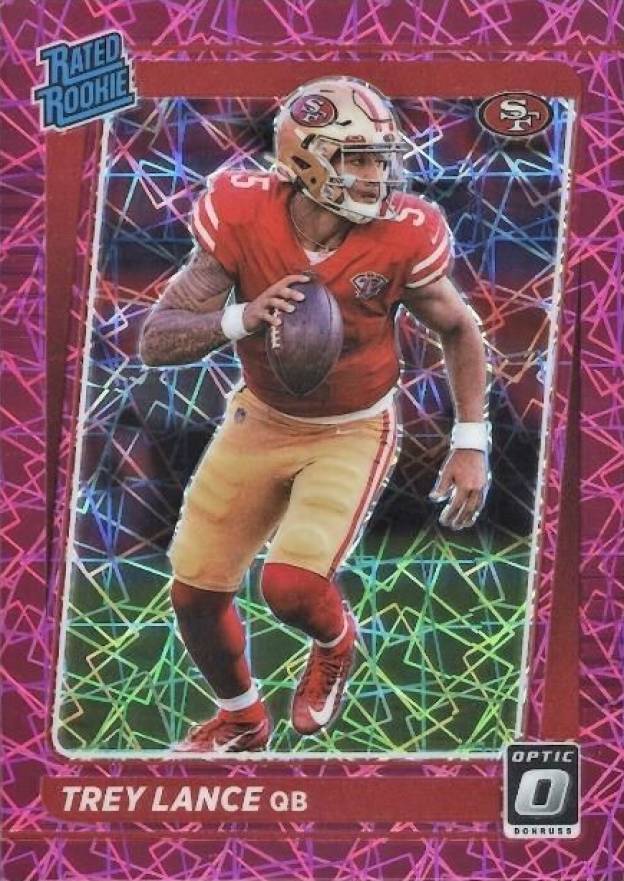 2021 Panini Donruss Optic Trey Lance #203 Football Card