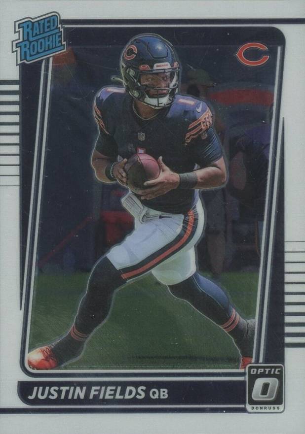 2021 Panini Donruss Optic Justin Fields #204 Football Card