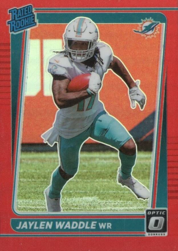 2021 Panini Donruss Optic Jaylen Waddle #208 Football Card