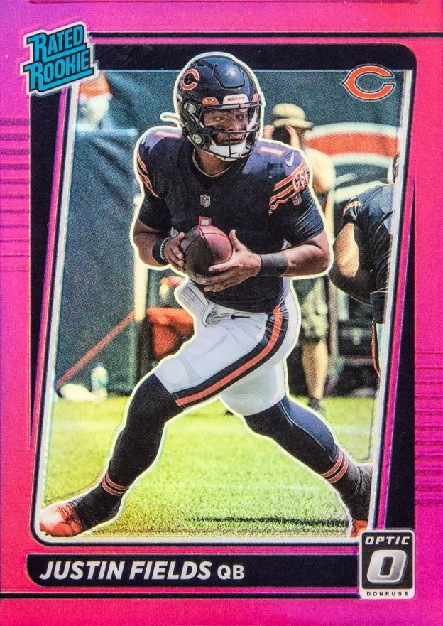 2021 Panini Donruss Optic Justin Fields #204 Football Card