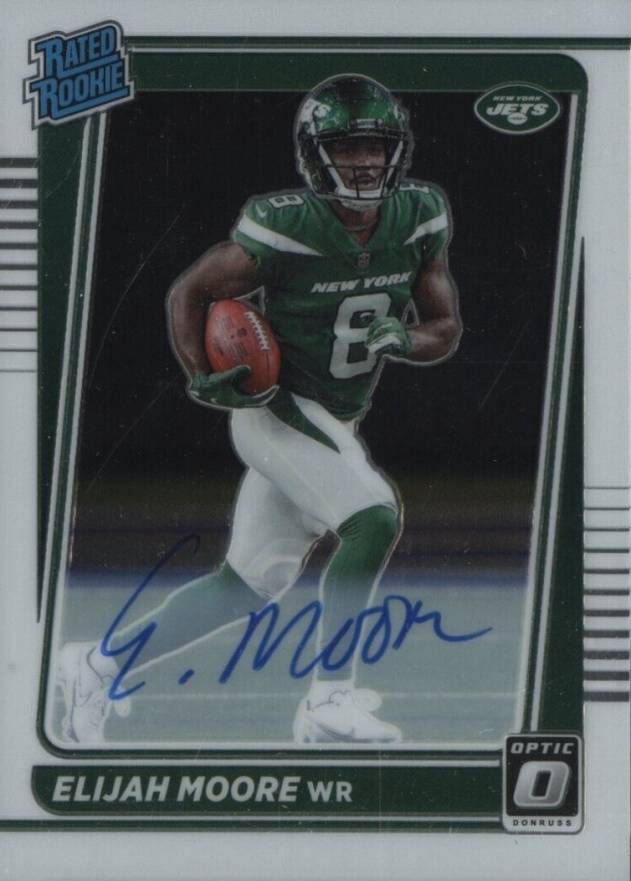 2021 Panini Donruss Optic Elijah Moore #216 Football Card