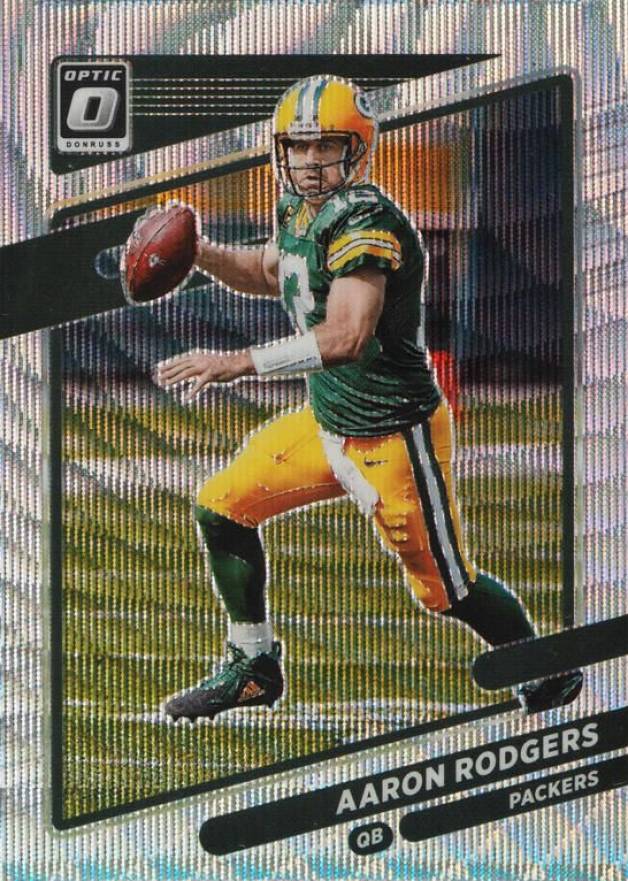 2021 Panini Donruss Optic Aaron Rodgers #90 Football Card