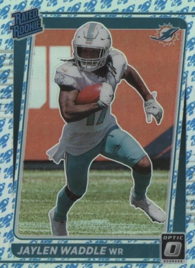 2021 Panini Donruss Optic Jaylen Waddle #208 Football Card