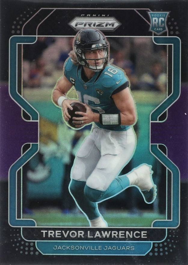 2021 Panini Chronicles Prizm Black Trevor Lawrence #PB-1 Football Card