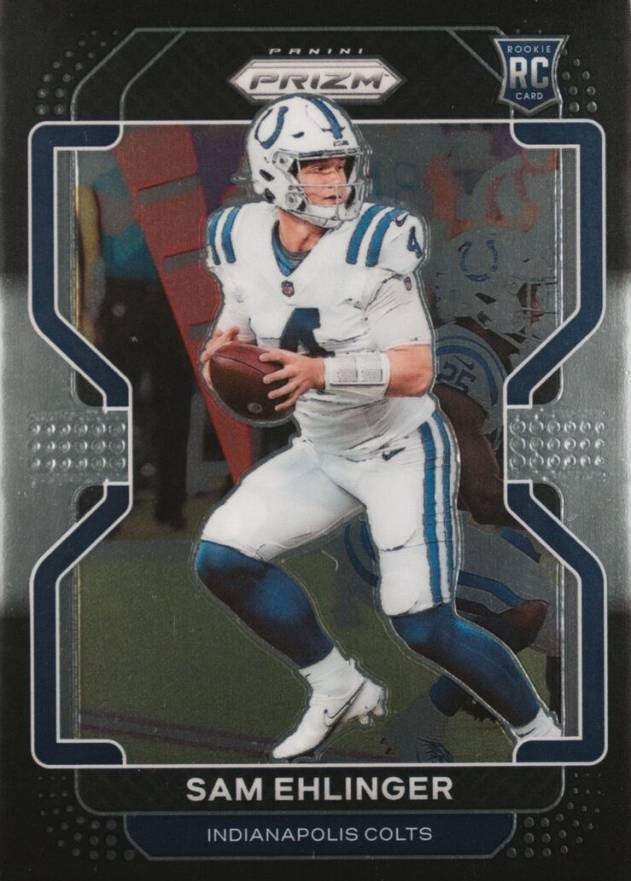 2021 Panini Chronicles Prizm Black Sam Ehlinger #PB-18 Football Card