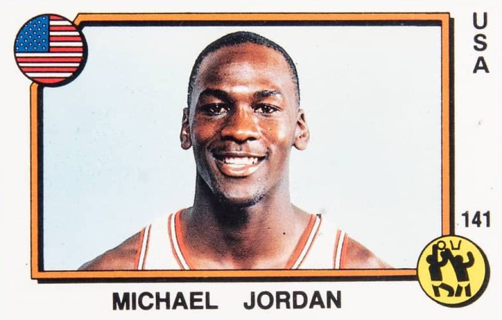 1988 Panini Supersport Italian Michael Jordan #141 Basketball Card