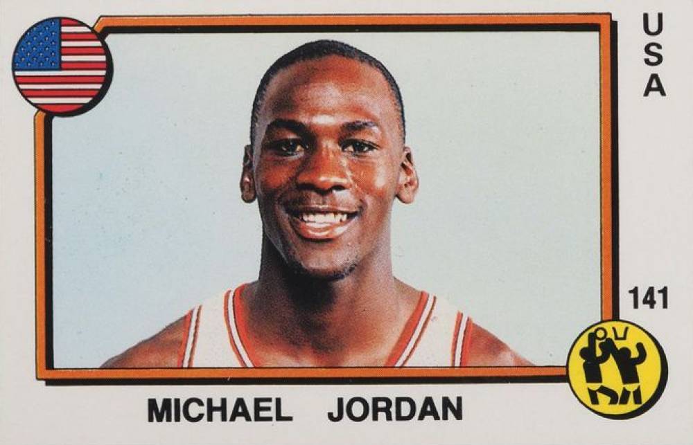 1988 Panini Supersport Italian Michael Jordan #141 Basketball Card