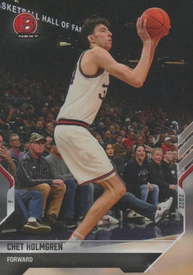 2021 Bowman Next Chet Holmgren #34 Basketball Card