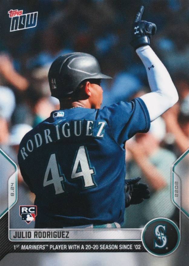 2022 Topps Now Julio Rodriguez #771 Baseball Card