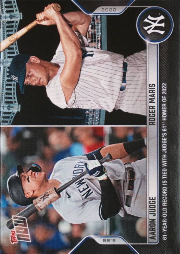 2022 Topps Now Aaron Judge/Roger Maris #976 Baseball Card