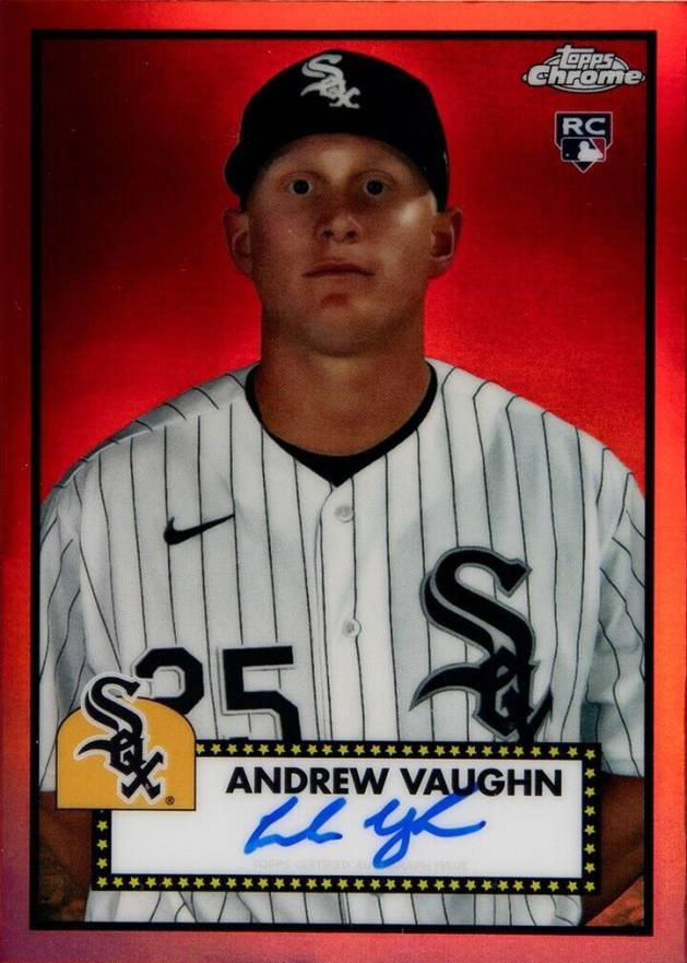 2021 Topps Chrome Platinum Anniversary Autographs Andrew Vaughn #AVA Baseball Card