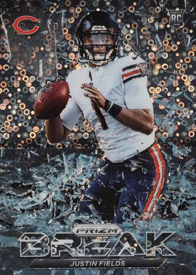 2021 Panini Prizm Prizm Break Justin Fields #PB8 Football Card