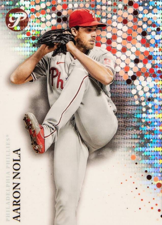 2022 Topps Pristine Aaron Nola #98 Baseball Card