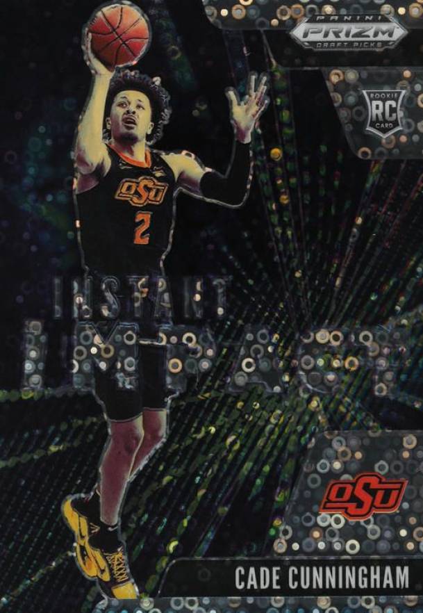 2021 Panini Prizm Draft Picks Instant Impact Cade Cunningham #1 Basketball Card