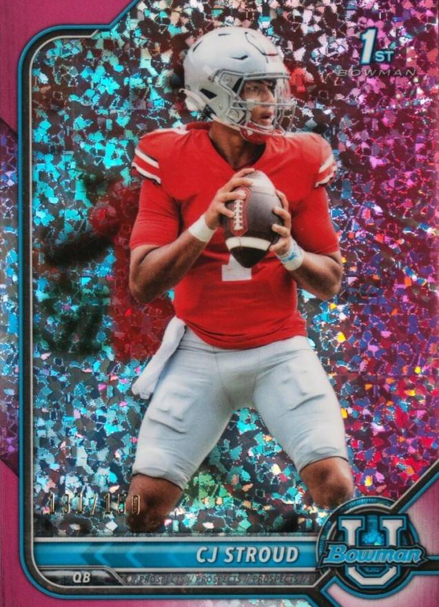 2021 Bowman University Chrome Prospects CJ Stroud #3 Football Card