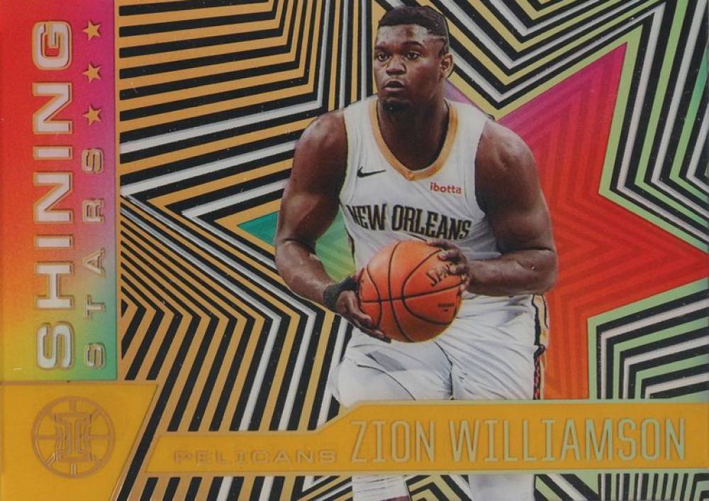 2020 Panini Illusions Shining Stars Zion Williamson #13 Basketball Card