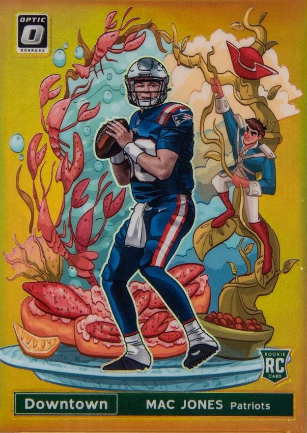 2021 Panini Donruss Optic Downtown Mac Jones #DT40 Football Card