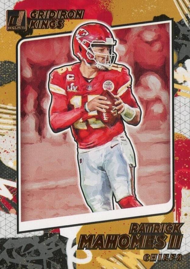 2021 Panini Donruss Gridiron Kings Patrick Mahomes II #GK12 Football Card