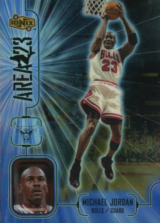 1998 Upper Deck Ionix Area 23 Michael Jordan #A5 Basketball Card
