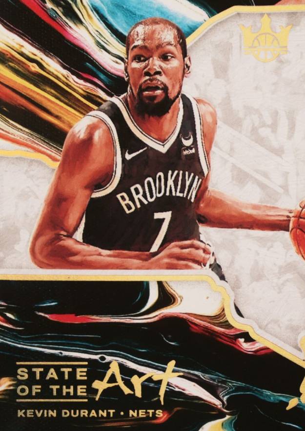 2021 Panini Court Kings State of the Art Kevin Durant #6 Basketball Card