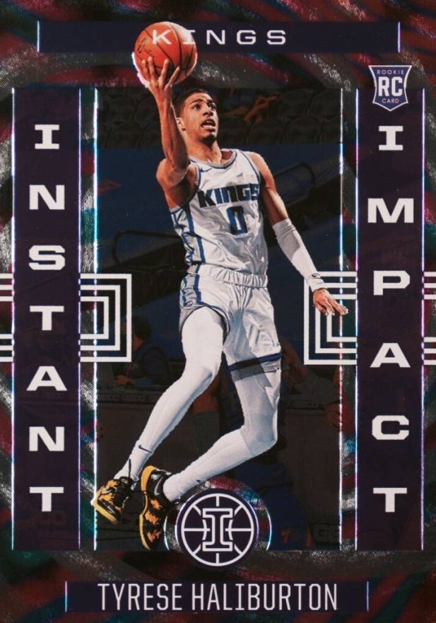 2020 Panini Illusions Instant Impact Tyrese Haliburton #9 Basketball Card