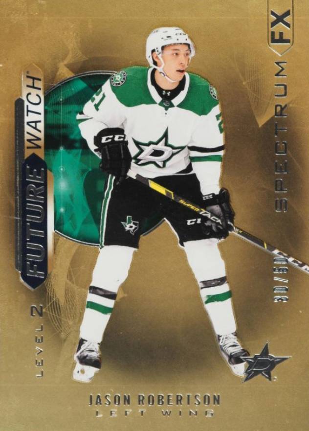 2020 SP Authentic Spectrum FX Jason Robertson #S-80 Hockey Card